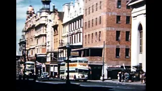 Adderley Street, Cape Town, C1950, 1950s South Africa, A Short BIF film, F609 a