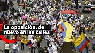 Así avanzan las marchas en contra del gobierno Petro | El Espectador