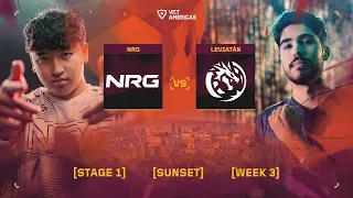 NRG vs Leviatán - VCT Americas Stage 1 - W3D2 - Map 1