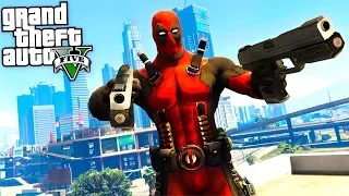 ДЭДПУЛ ОХОТИТСЯ НА ПРЕСТУПНИКОВ И ИЩЕТ РОСОМАХУ ГТА 5 МОДЫ! ОБЗОР МОДА В GTA 5! ИГРЫ ГТА ВИДЕО MODS