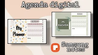 Agenda digital interactiva para Samsung Notes