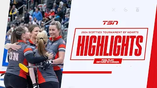 2024 SCOTTIES TOURNAMENT OF HEARTS HIGHLIGHTS: Page Qualifier - Homan (Ontario) vs Einarson (Canada)