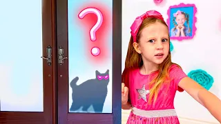 Nastya y papá juegan a adivinar el animal y otras historias para niños.