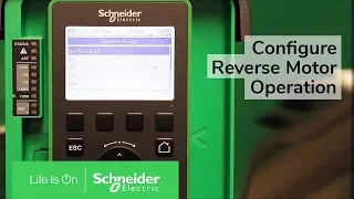 Configuring Reverse Motor Operation on Altivar 630 Process Drives | Schneider Electric Support