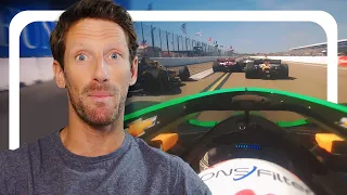 IndyCar Driver Reacts to St. Petersburg Grand Prix | Romain Grosjean