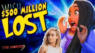 Disney Lost $500 Million in November | The Marvels & Wish Box Office Flop