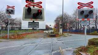 Massive, Abandoned Level Crossing at Trafford Park Morrings Road, Manchester