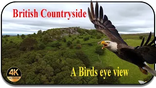 🦅 The Beautiful British Countryside in 4k UHD ( A Birds eye view ) 🦅