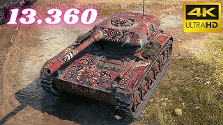 ELC EVEN 90  - 13.360 Spot Damage  World of Tanks Replays ,WOT tank games