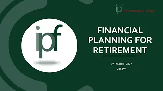 Retirement Planning Webinar 2022