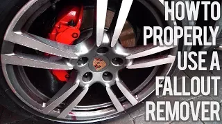 How to Use a Fallout Remover to Clean Car Wheels