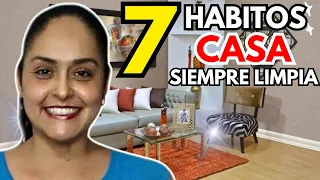 ⭐7 HABITOS⭐ Para una CASA LIMPIA Todo el Tiempo