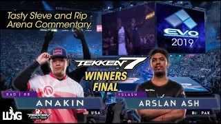 Anakin vs Arslan Ash - EVO 2019 Winners Final - Tekken 7