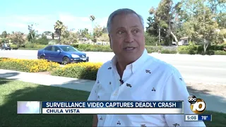 Surveillance video captures deadly crash