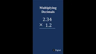 How to Multiply Decimal Numbers