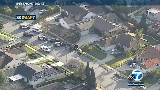 Standoff in Alhambra with possible suspect in fatal stabbing of teen