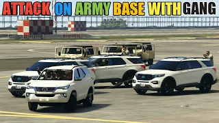 GTA 5 | Gang Protocol | Attack On Army Base With Gang | Game Loverz