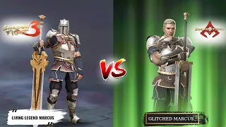 Shadow fight arena glitched Marcus VS shadow fight 3 living legend Marcus