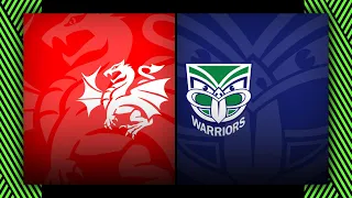 NRL 2024 | Dragons v Warriors | Extended Match Highlights