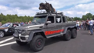 $780,000 BRABUS 700 G63 AMG 6x6 1/4 Mile Drag Racing!