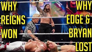 Real Reason Roman Reigns RETAINED The Universal Title At WrestleMania 37! Why Edge & Bryan Lost