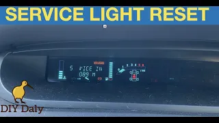Renault Scenic Service light reset procedure