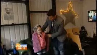 Duncan James & his daughter Tianie-Finn at Daybreak (05.04.2013)