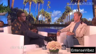 How It Really Feels P diddy on Ellen gets scared of clown