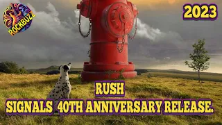 RUSH 2023 TO RELEASE 40TH SIGNALS ANNIVERSARY SET. ATMOS  BLU RAY Geedy lee  Alex lifson  Neil Peart