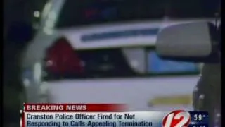 Cranston cop fired - wants job back