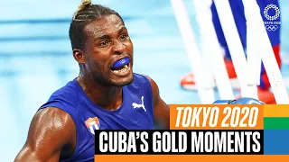 🇨🇺 🥇 Cuba's gold medal moments at #Tokyo2020 | Anthems