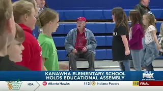 Kanawha Elementary School wishes neighbor Happy 100th Birthday