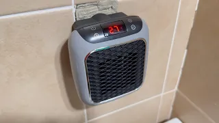 Small Wall Plug Space Heater Review - 800 Watts Portable Space Heater