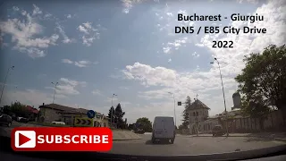 Bucharest - Giurgiu via DN5 / E85 | Saturday Drive | May 2022 | Filmed with GoPro Hero 2018