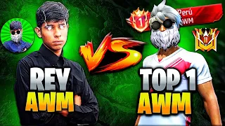 Rey del AWM 🆚 Top Global de AWM !! Móvil vs Pc 😱 PvP Legendario 🔥