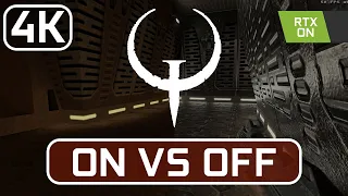 Quake 2 RTX On vs Off Comparison on 3080Ti [4K Ultra]