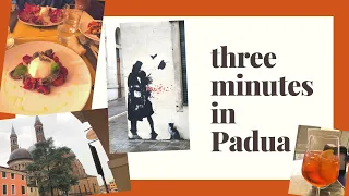 eating around Padua in 3 minutes | Padua travel vlog 2022