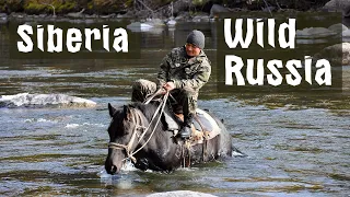 Hunting for poachers. Altai nature reserve. Teletskoye lake. Lake Julukul. Mountain Altai