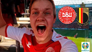 EN FODBOLDOPLEVELSE JEG ALDRIG VIL GLEMME! - DANMARK VS BELGIEN EURO 2020 VLOG