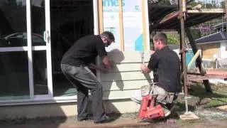 Ezy Build Products installing Weatherboard Siding