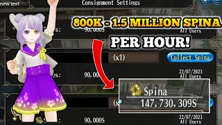 Get RICH by selling 8th anniversary material! (Best Farming method to get spina in Toram Online 2023