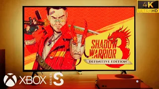 SHADOW WARRIOR 3 Next Gen Xbox Series S Gameplay (LG TV 4K HDR)