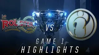 KT vs. IG - Worlds Quarterfinal Match Highlights (2018)