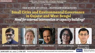 #CityConversations | Prof René Véron | Small Cities & Environmental Governance in Gujarat & WB -Live
