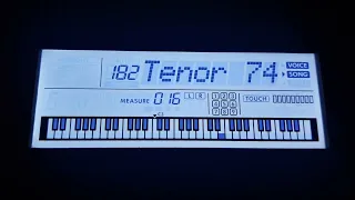 Yamaha PSR-E373 User Demo Songs: Tenor PSR-740