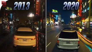 ★ GTA V - 2013 vs 2020 Graphics Comparison |  NaturalVision Evolved MAX ULTRA Settings ⁶⁰