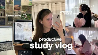 STUDY VLOG 📂 intense study, physics cramming, late nights, uni prep & productive days in my life ᯓ★