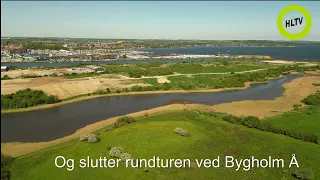 Rapsmarker og blå fjord i Horsens