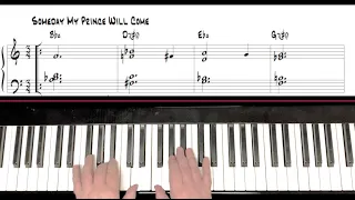 Someday My Prince Will Come for Jazz Piano Techniques