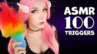 ASMR 100 TRIGGERS in 8 minutes on Tascam 🤪✨